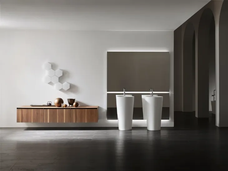 Accessori Bagno Design Minimale.Mobile Bagno Dafne Di Arcom