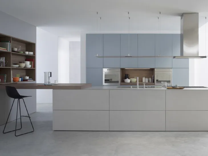 Cucina Design con penisola Surface di Key Cucine